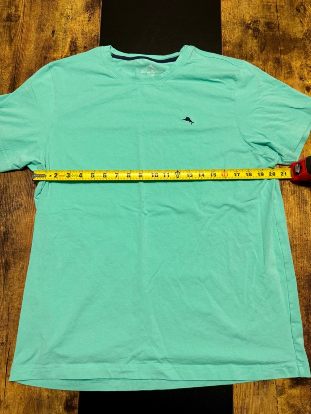 Tommy Bahama Men’s Aqua Stretch Cotton T Shirt Large Casual Beach Tee - Picture 4 of 5